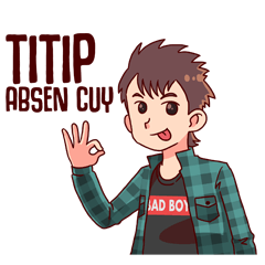 [LINEスタンプ] Bocah Ampas