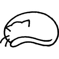 [LINEスタンプ] ネコな線。
