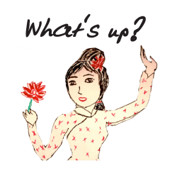 [LINEスタンプ] Grandmother's graffiti.