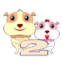 [LINEスタンプ] Cavia Carat 2