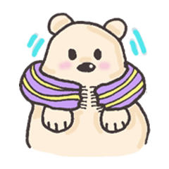 [LINEスタンプ] Low Fat Bear ( ENG ver.)